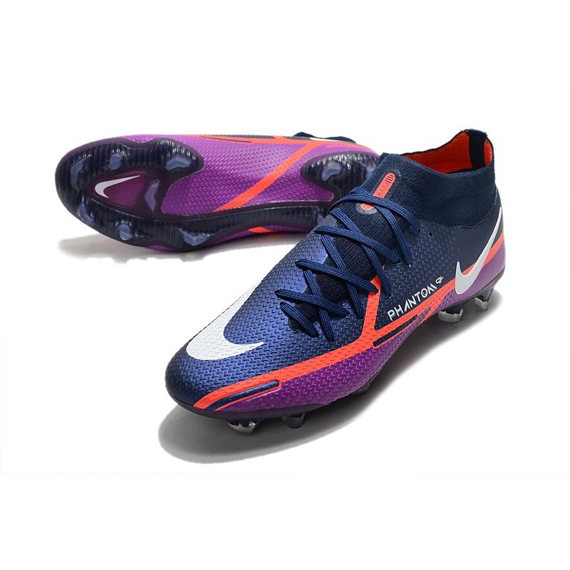 Nike Phantom GT Elite Dynamic Fit FG UV Navy Modrý Bílý Lilac